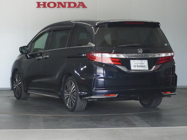 オデッセイ アブソルート・EX 1年保証ナビ後席モニタ-全周囲カメETC両電扉 アダプティブクルーズコントロール Bluetooth パドルシフト LEDヘッドライト オットマンシート スペアキー有り Wエアコン 純正アルミホイール(17枚目)