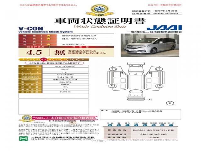 ステップワゴンスパーダ スパーダ　純正メモリーナビ　ホンダセンシング　ＬＥＤヘッドライト　ＥＴＣ　クルーズコントロール　Ｕ－Ｓｅｌｅｃｔ１年間走行無制限保証（6枚目）