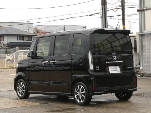 Ｎ－ＢＯＸカスタム ベースグレード　元弊社試乗車　９インチナビ　ドラレコ　ＥＴＣ　バックカメラ　両側電動スライドドア　電子パーキングブレーキ　アダプティブクルーズコントロール　障害物センサー　シートヒーター　Ｂｌｕｅｔｏｏｔｈ　禁煙車（7枚目）