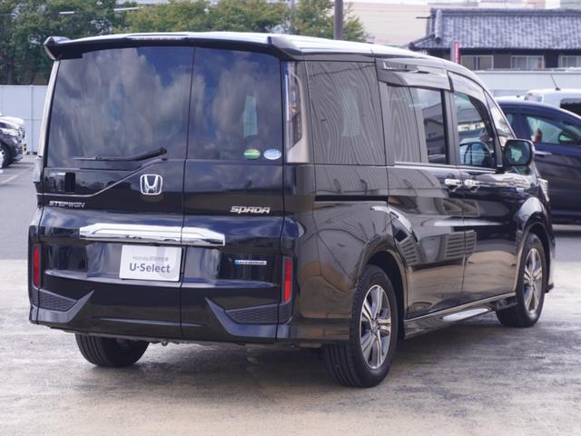 ステップワゴンスパーダ スパーダハイブリッドＧ・ＥＸホンダセンシング　ワンオーナー　７インチナビ　バックカメラ　ドラレコ　ＥＴＣ　アダプティブクルーズコントロール　両側電動スライドドア　Ｂｌｕｅｔｏｏｔｈ　ＬＥＤヘッドライト　衝突被害軽減ブレーキ　純正アルミホイール（16枚目）