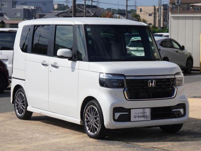 N-BOXカスタム ターボ デモカー 9インチナビ 全周囲カメラ ドラレコ ETC アダプティブクルーズコントロール 両側電動スライドドア シートヒーター Bluetooth LEDヘッドライト 衝突被害軽減ブレーキ(26枚目)