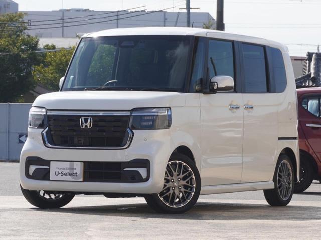 N-BOXカスタム ターボ デモカー 9インチナビ 全周囲カメラ ドラレコ ETC アダプティブクルーズコントロール 両側電動スライドドア シートヒーター Bluetooth LEDヘッドライト 衝突被害軽減ブレーキ(27枚目)