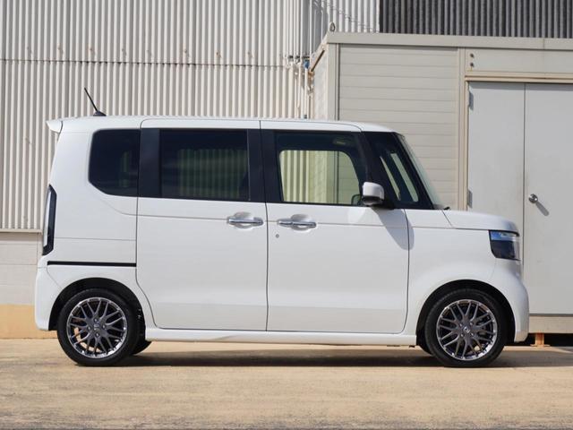 N-BOXカスタム ターボ デモカー 9インチナビ 全周囲カメラ ドラレコ ETC アダプティブクルーズコントロール 両側電動スライドドア シートヒーター Bluetooth LEDヘッドライト 衝突被害軽減ブレーキ(28枚目)