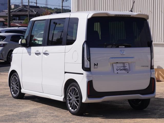 Ｎ－ＢＯＸカスタム ターボ　デモカー　９インチナビ　バックカメラ　ドラレコ　ＥＴＣ　アダプティブクルーズコントロール　両側電動スライドドア　シートヒーター　Ｂｌｕｅｔｏｏｔｈ　ＬＥＤヘッドライト　衝突被害軽減ブレーキ（27枚目）