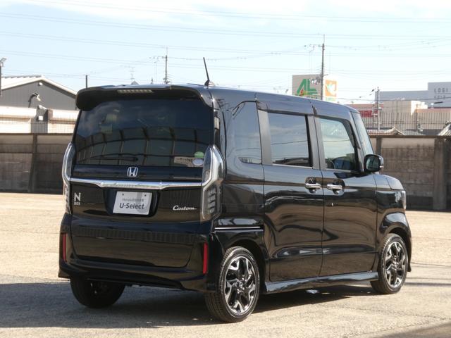 Ｎ－ＢＯＸカスタム Ｇ・Ｌターボホンダセンシング　ワンオーナー　８インチナビ　ドラレコ　バックカメラ　ＥＴＣ　両側電動スライドドア　パドルシフト　シートヒーター　ドアバイザー　Ｂｌｕｅｔｏｏｔｈ　純正アルミ　ＬＥＤヘッドライト　アダプティブクルーズ（9枚目）