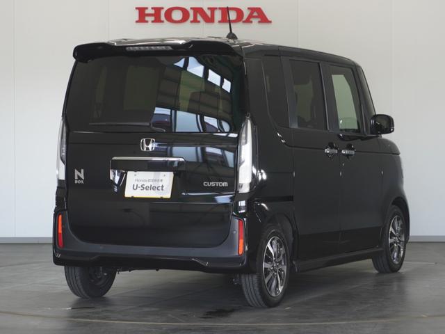 Ｎ－ＢＯＸカスタム ベースグレード　２年保証当社試乗車ナビＤレコＲカメＥＴＣ片電扉　渋滞追従クルーズ　Ｂｌｕｅｔｏｏｔｈ　障害物センサー　シートヒーター　デイライト　オートハイビーム　スペアキー　純正アルミホイール　ＵＶカットガラス（16枚目）