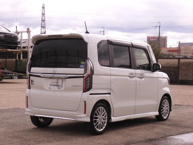 N-BOXカスタム Lターボ ワンオーナー 8インチナビ バックカメラ ドラレコ ETC アダプティブクルーズコントロール 両側電動スライドドア Bluetooth LEDヘッドライト 衝突被害軽減ブレーキ パドルシフト 禁煙車(14枚目)