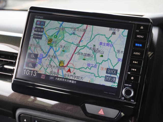 N-BOXカスタム G・EXターボホンダセンシング 8インチナビ バックカメラ ドラレコ ETC アダプティブクルーズコントロール 両側電動スライドドア Bluetooth LEDヘッドライト 衝突被害軽減ブレーキ 純正アルミホイール パドルシフト(3枚目)