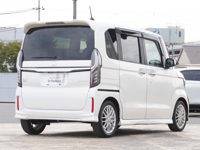 N-BOXカスタム Lターボ ワンオーナー 8インチナビ バックカメラ ETC アダプティブクルーズコントロール 両側電動スライドドア シートヒーター Bluetooth LEDヘッドライト 衝突被害軽減ブレーキ 禁煙車(14枚目)