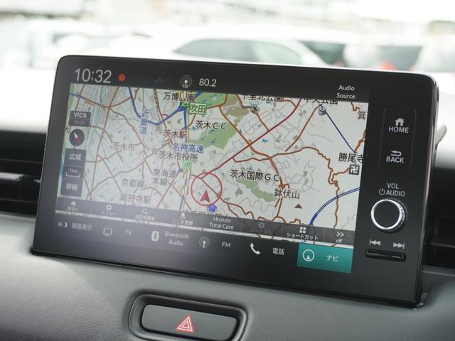 ヴェゼル e:HEVZ デモカー 9インチナビ 全周囲カメラ ドラレコ ETC2.0対応 アダプティブクルーズコントロール シートヒーター Bluetooth USB入力端子 LEDヘッドライト 衝突被害軽減ブレーキ 禁煙車(3枚目)