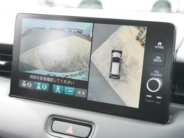 ヴェゼル e:HEVZ デモカー 9インチナビ 全周囲カメラ ドラレコ ETC2.0対応 アダプティブクルーズコントロール シートヒーター Bluetooth USB入力端子 LEDヘッドライト 衝突被害軽減ブレーキ 禁煙車(4枚目)