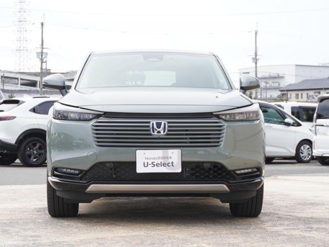 ヴェゼル e:HEVZ デモカー 9インチナビ 全周囲カメラ ドラレコ ETC2.0対応 アダプティブクルーズコントロール シートヒーター Bluetooth USB入力端子 LEDヘッドライト 衝突被害軽減ブレーキ 禁煙車(13枚目)