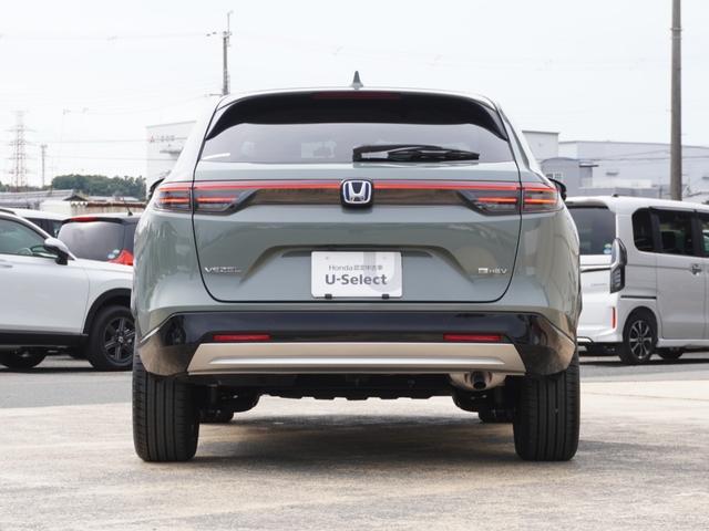 ヴェゼル e:HEVZ デモカー 9インチナビ 全周囲カメラ ドラレコ ETC2.0対応 アダプティブクルーズコントロール シートヒーター Bluetooth USB入力端子 LEDヘッドライト 衝突被害軽減ブレーキ 禁煙車(14枚目)