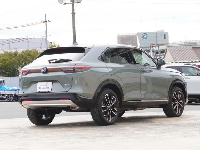 ヴェゼル e:HEVZ デモカー 9インチナビ 全周囲カメラ ドラレコ ETC2.0対応 アダプティブクルーズコントロール シートヒーター Bluetooth USB入力端子 LEDヘッドライト 衝突被害軽減ブレーキ 禁煙車(15枚目)