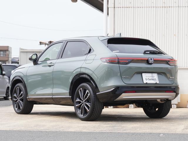 ヴェゼル e:HEVZ デモカー 9インチナビ 全周囲カメラ ドラレコ ETC2.0対応 アダプティブクルーズコントロール シートヒーター Bluetooth USB入力端子 LEDヘッドライト 衝突被害軽減ブレーキ 禁煙車(27枚目)