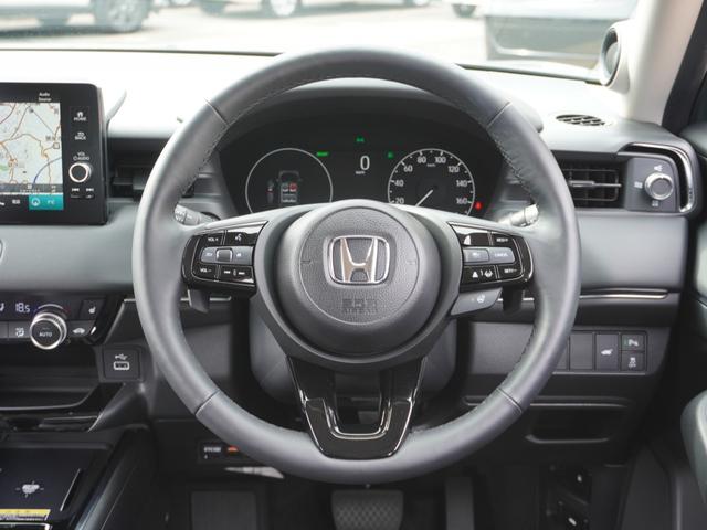 ヴェゼル e:HEVZ デモカー 9インチナビ 全周囲カメラ ドラレコ ETC2.0対応 アダプティブクルーズコントロール シートヒーター Bluetooth USB入力端子 LEDヘッドライト 衝突被害軽減ブレーキ 禁煙車(43枚目)