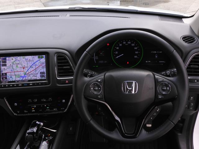 ヴェゼル ハイブリッドＸ・ホンダセンシング　ワンオーナー　４ＷＤ　８型ナビ　バックカメラ　ＥＴＣ　アダプティブクルーズコントロール　シートヒーター　Ｂｌｕｅｔｏｏｔｈ　ＵＳＢ入力端子　ＬＥＤヘッドライト　衝突被害軽減ブレーキ　浸水ヒーテドミラー（47枚目）
