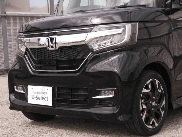 N-BOXカスタム G・Lターボホンダセンシング 8インチナビ バックカメラ ドラレコ ETC アダプティブクルーズコントロール 両側電動スライドドア Bluetooth LEDヘッドライト 衝突被害軽減ブレーキ 純正アルミホイール 禁煙車(34枚目)