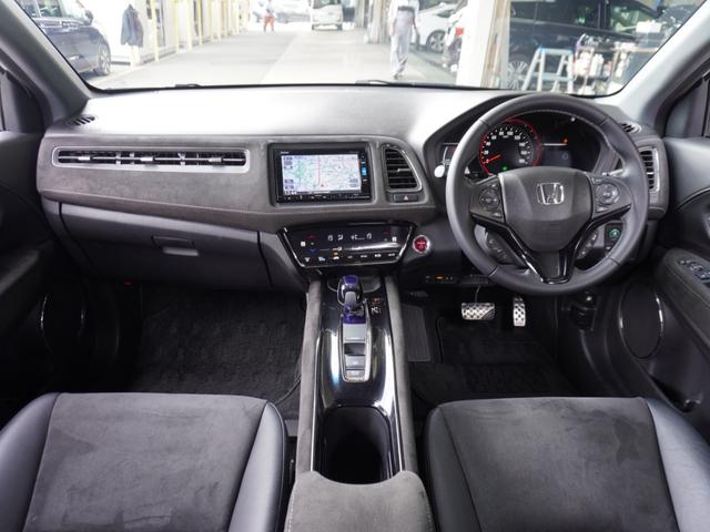 ヴェゼル ハイブリッドＲＳ・ホンダセンシング　ワンオーナー　７インチナビ　バックカメラ　ドラレコ　ＥＴＣ　アダプティブクルーズコントロール　シートヒーター　Ｂｌｕｅｔｏｏｔｈ　ＬＥＤヘッドライト　オートエアコン　衝突被害軽減ブレーキ　盗難防止装置（8枚目）