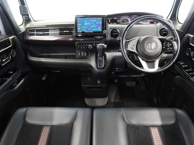 N-BOXカスタム G・Lターボホンダセンシング 1年保証ナビDレコRカメETC両電扉BT地デジ アダプティブクルーズコントロール Bluetooth 障害物センサー サイドステップガーニッシュ パドルシフト ルーフコンソールボックス アルミホイール(9枚目)