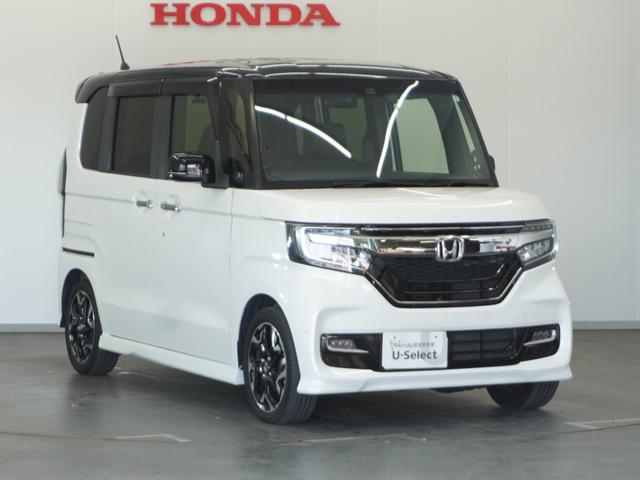 N-BOXカスタム G・Lターボホンダセンシング 1年保証ナビDレコRカメETC両電扉BT地デジ アダプティブクルーズコントロール Bluetooth 障害物センサー サイドステップガーニッシュ パドルシフト ルーフコンソールボックス アルミホイール(15枚目)