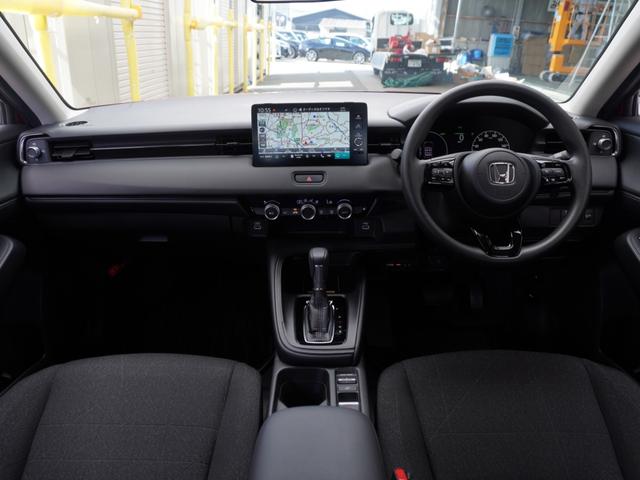 ヴェゼル e:HEVX ワンオーナー 純正エアロ 9インチメモリーナビ バックカメラ ETC2.0 アダプティブクルーズコントロール LEDヘッドライト フルセグTV Bluetooth接続 衝突被害軽減ブレーキ 禁煙車(3枚目)