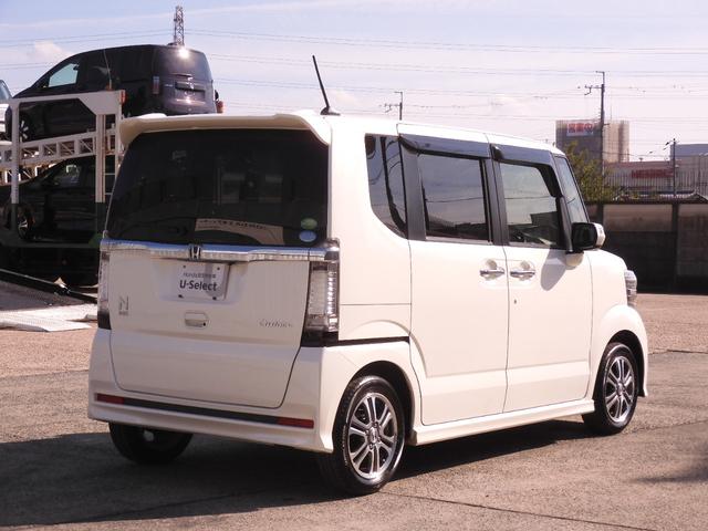 N-BOXカスタム GSSパッケージ 当社顧客ワンオーナー 7インチナビ Rカメラ ETC 両側電動スライドドア Bluetooth 衝突軽減ブレーキ サイド&カーテンエアバッグ 純正アルミ HIDヘッドライト+フォグライト 盗難防止装置(14枚目)