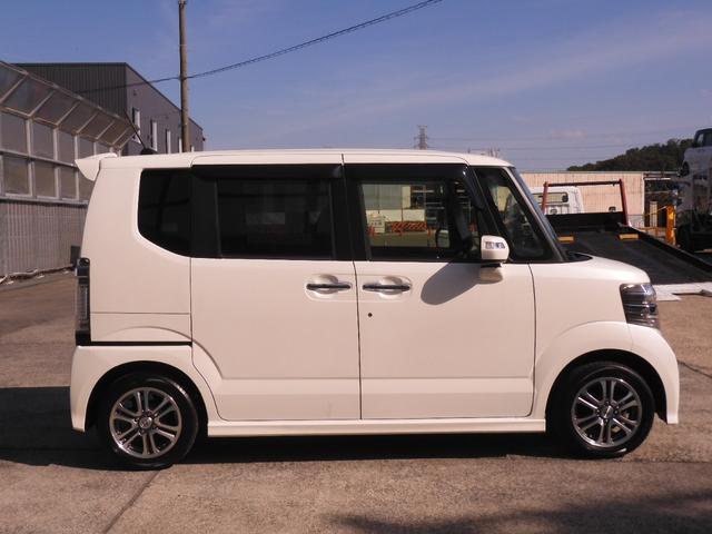 N-BOXカスタム GSSパッケージ 当社顧客ワンオーナー 7インチナビ Rカメラ ETC 両側電動スライドドア Bluetooth 衝突軽減ブレーキ サイド&カーテンエアバッグ 純正アルミ HIDヘッドライト+フォグライト 盗難防止装置(26枚目)