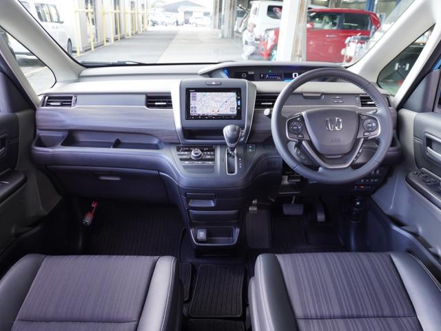 フリード G・ホンダセンシング ワンオーナー 9インチナビ フリップダウンモニター バックカメラ ドラレコ ETC アダプティブクルーズコントロール 両側電動スライドドア フルセグ Bluetooth LEDヘッドライト 禁煙車(9枚目)