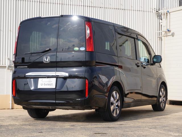 ステップワゴン G・EXホンダセンシング 9インチナビ バックカメラ ETC アダプティブクルーズコントロール 両側電動スライドドア シートヒーター フルセグ Bluetooth LEDヘッドライト 衝突被害軽減ブレーキ 純正アルミホイール(15枚目)