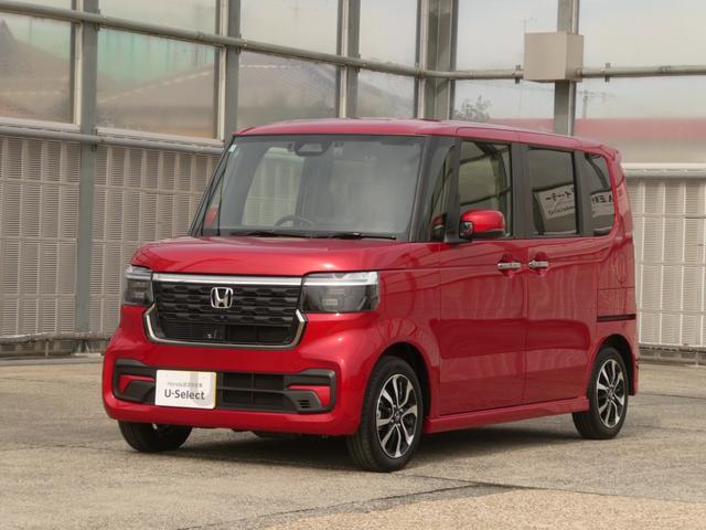 N-BOXカスタム コーディネートスタイル デモカー 9インチナビ バックカメラ ドラレコ ETC アダプティブクルーズコントロール 両側電動スライドドア シートヒーター Bluetooth LEDヘッドライト 衝突被害軽減ブレーキ 禁煙車(29枚目)
