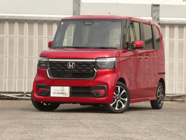 N-BOXカスタム コーディネートスタイル デモカー 9インチナビ バックカメラ ドラレコ ETC アダプティブクルーズコントロール 両側電動スライドドア シートヒーター Bluetooth LEDヘッドライト 衝突被害軽減ブレーキ 禁煙車(38枚目)