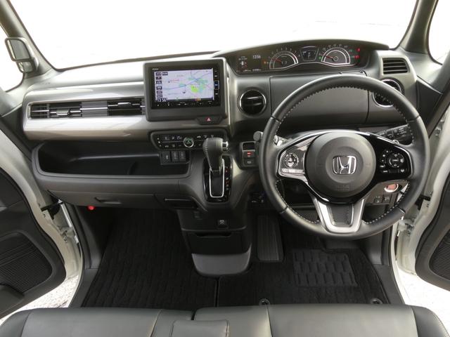 N-BOXカスタム Lターボ ワンオーナー 7インチナビ バックカメラ ドラレコ ETC アダプティブクルーズコントロール 両側電動スライドドア Bluetooth LEDヘッドライト 衝突被害軽減ブレーキ フルセグ 禁煙車(8枚目)