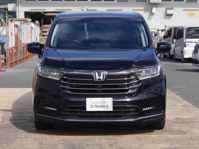 オデッセイハイブリッド ｅ：ＨＥＶアブソルート・ＥＸ　ワンオーナー　１０インチナビ　全周囲カメラ　ドラレコ　ＥＴＣ２．０　アダプティブクルーズコントロール　両側電動スライドドア　シートヒーター　オットマン　ジェスチャーコントロールパワースライドドア（14枚目）