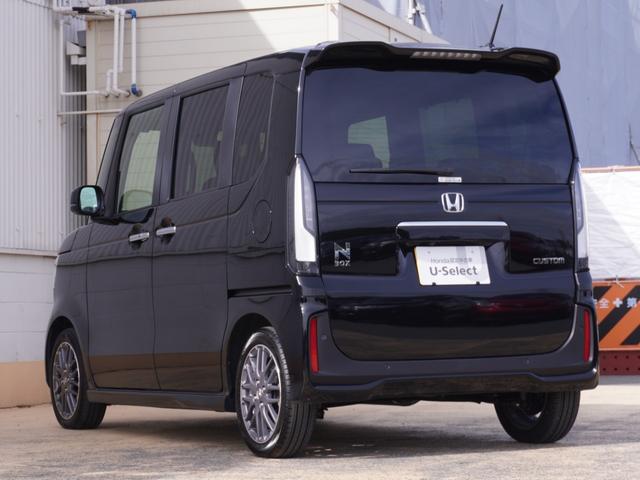 N-BOXカスタム ターボ デモカー 9インチナビ バックカメラ ドラレコ ETC アダプティブクルーズコントロール 両側電動スライドドア シートヒーター Bluetooth LEDヘッドライト 衝突被害軽減ブレーキ 禁煙車(26枚目)