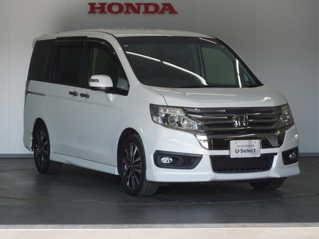 ステップワゴンスパーダ Zクールスピリット 1年保証ナビRカメETC両電扉BTパドルシフト クルーズコントロール フルセグTV DVD再生 17インチ純正アルミホイール HIDヘッドライト アイドリングストップ 横滑り防止装置 盗難防止装置(10枚目)