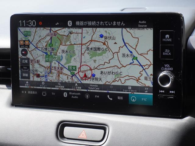 ヴェゼル e:HEVZ ワンオーナー 9インチナビ バックカメラ ETC2.0 アダプティブクルーズコントロール シートヒーター Bluetooth USB入力端子 LEDヘッドライト 衝突被害軽減ブレーキ 禁煙車(3枚目)