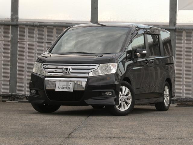 ステップワゴンスパーダ Ｓ　ワンオーナー車　７インチナビ（純正用品　ＶＸＨ－０９８ＣＶＵ）　バックカメラ　ＥＴＣ　ＨＩＤヘッドライト　片側電動スライドドア　パドルシフト　オートエアコン　電動格納ドアミラー　純正アルミ　ＡＢＳ（24枚目）