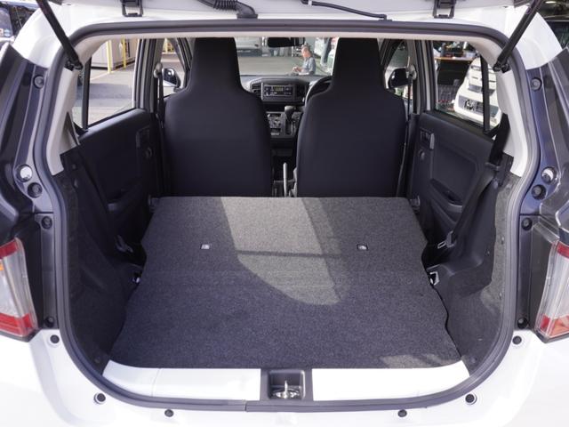 ◆リアシートを使用しない時はこの通り更に広々ラゲッジスペースの出来上がりです、たくさんの荷物が積み込み可能です！