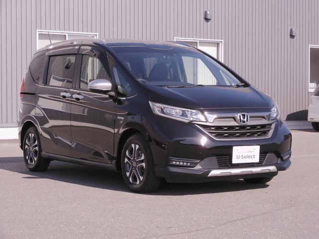 フリードハイブリッド ハイブリッド・クロスターホンダセンシング 9インチナビ Bluetooth Rカメラ 音楽録音 LEDオートライト 両側パワースライドドア 前後ドラレコ スマートキー2個 本革ステアリング 衝突軽減ブレーキ レーンキープ ワンオーナー(25枚目)