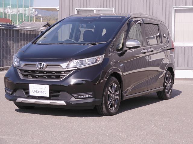 フリードハイブリッド ハイブリッド・クロスターホンダセンシング 9インチナビ Bluetooth Rカメラ 音楽録音 LEDオートライト 両側パワースライドドア 前後ドラレコ スマートキー2個 本革ステアリング 衝突軽減ブレーキ レーンキープ ワンオーナー(26枚目)