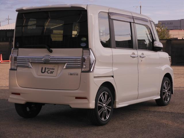 タント カスタムＲＳトップエディションＳＡＩＩ　純正ナビ　リアカメラ　フルセグ　Ｂｌｕｅｔｏｏｔｈ　音楽録音　ＬＥＤオートライト　衝突軽減ブレーキ　アイドリングストップ　スマートキー２個　本革ステアリング（15枚目）