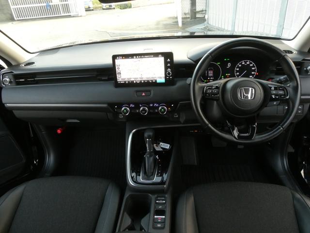 ヴェゼル e:HEVZ ワンオーナー 9インチナビ バックカメラ ドラレコ ETC2.0 アダプティブクルーズコントロール シートヒーター Bluetooth USB入力端子 LEDヘッドライト 衝突被害軽減ブレーキ 禁煙車(8枚目)