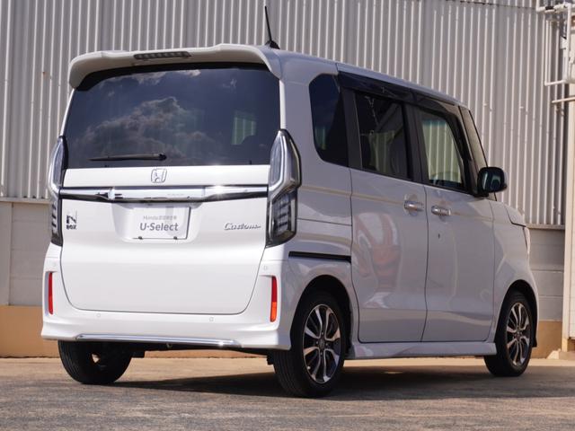 Ｎ－ＢＯＸカスタム ＥＸ　ワンオーナー　タイヤ４本新品交換　バックカメラ　ＥＴＣ　アダプティブクルーズコントロール　両側電動スライドドア　シートヒーター　Ｂｌｕｅｔｏｏｔｈ　ＬＥＤヘッドライト　衝突被害軽減ブレーキ　純正アルミ（13枚目）