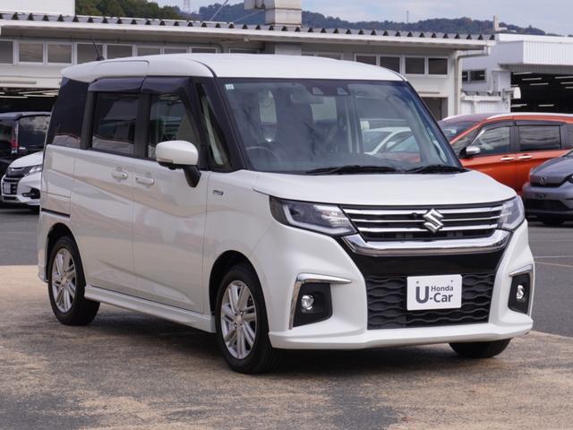 ソリオ ハイブリッドＭＺ　ワンオーナー　８インチナビ　全周囲カメラ　ＥＴＣ　両側電動スライドドア　シートヒーター　Ｂｌｕｅｔｏｏｔｈ　ＬＥＤヘッドライト　衝突被害軽減ブレーキ　純正アルミホイール　スペアキー有　フルセグ　禁煙車（24枚目）