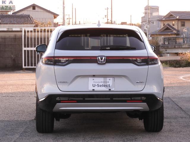 ヴェゼル ｅ：ＨＥＶＺ　ワンオーナー　９インチナビ　バックカメラ　ドラレコ　ＥＴＣ　渋滞追従クルーズ　Ｂｌｕｅｔｏｏｔｈ　障害物センサー　シートヒーター　ダウンヒルアシスト　ハンドルヒーター　本革巻ハンドル　オートハイビーム（15枚目）