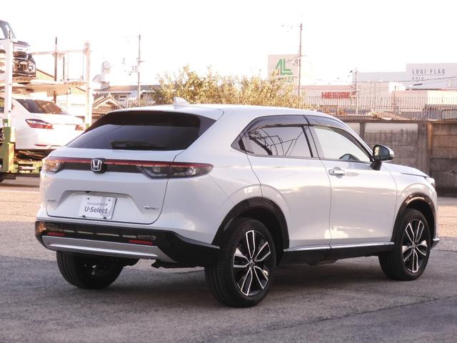 ヴェゼル ｅ：ＨＥＶＺ　ワンオーナー　９インチナビ　バックカメラ　ドラレコ　ＥＴＣ　渋滞追従クルーズ　Ｂｌｕｅｔｏｏｔｈ　障害物センサー　シートヒーター　ダウンヒルアシスト　ハンドルヒーター　本革巻ハンドル　オートハイビーム（16枚目）