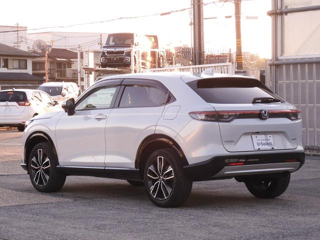 ヴェゼル ｅ：ＨＥＶＺ　ワンオーナー　９インチナビ　バックカメラ　ドラレコ　ＥＴＣ　渋滞追従クルーズ　Ｂｌｕｅｔｏｏｔｈ　障害物センサー　シートヒーター　ダウンヒルアシスト　ハンドルヒーター　本革巻ハンドル　オートハイビーム（26枚目）