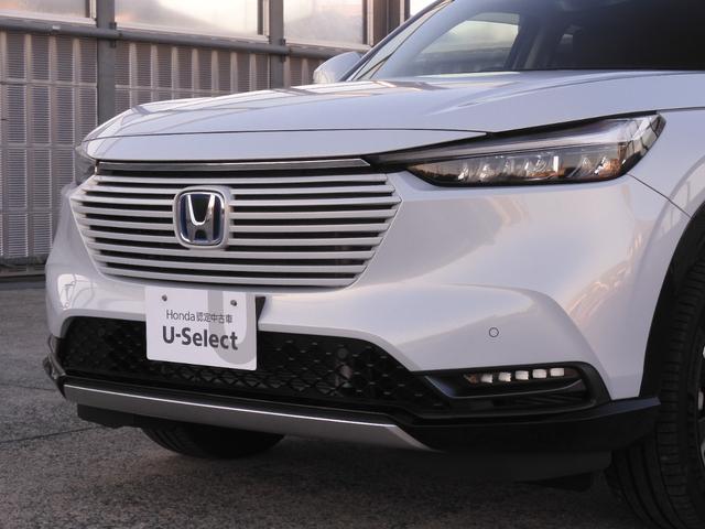 ヴェゼル ｅ：ＨＥＶＺ　ワンオーナー　９インチナビ　バックカメラ　ドラレコ　ＥＴＣ　渋滞追従クルーズ　Ｂｌｕｅｔｏｏｔｈ　障害物センサー　シートヒーター　ダウンヒルアシスト　ハンドルヒーター　本革巻ハンドル　オートハイビーム（33枚目）