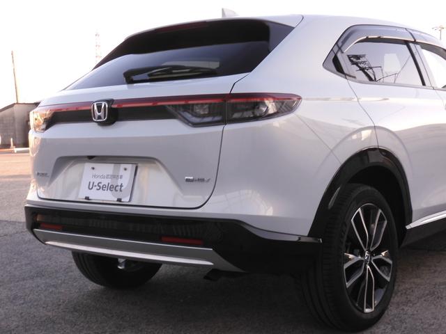 ヴェゼル ｅ：ＨＥＶＺ　ワンオーナー　９インチナビ　バックカメラ　ドラレコ　ＥＴＣ　渋滞追従クルーズ　Ｂｌｕｅｔｏｏｔｈ　障害物センサー　シートヒーター　ダウンヒルアシスト　ハンドルヒーター　本革巻ハンドル　オートハイビーム（38枚目）